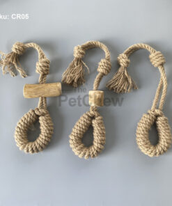 Coffee Wood Rope Pet Chew