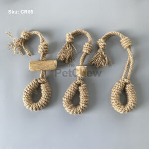 Coffee Wood Rope Pet Chew