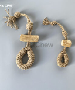 Coffee Wood Rope Pet Chew