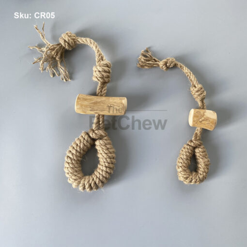 Coffee Wood Rope Pet Chew