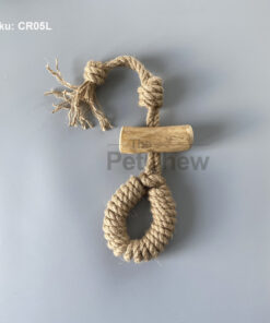 Coffee Wood Rope Pet Chew