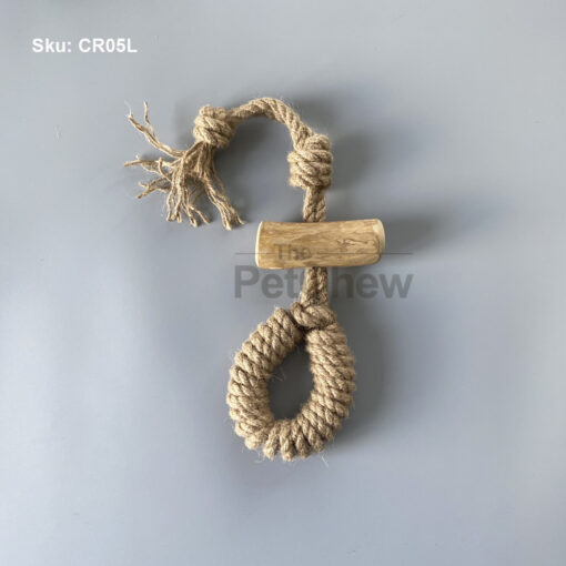 Coffee Wood Rope Pet Chew