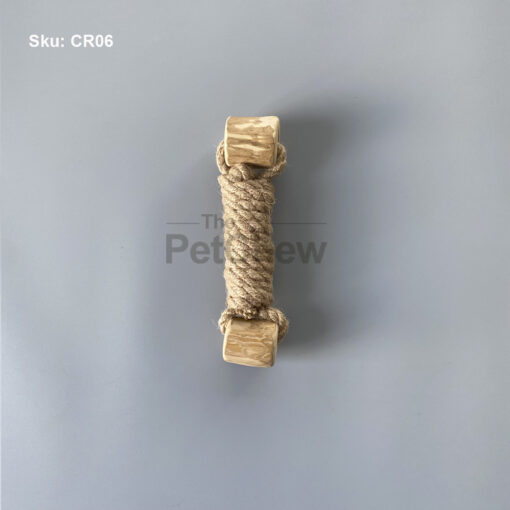 Coffee Wood Rope Pet Chew