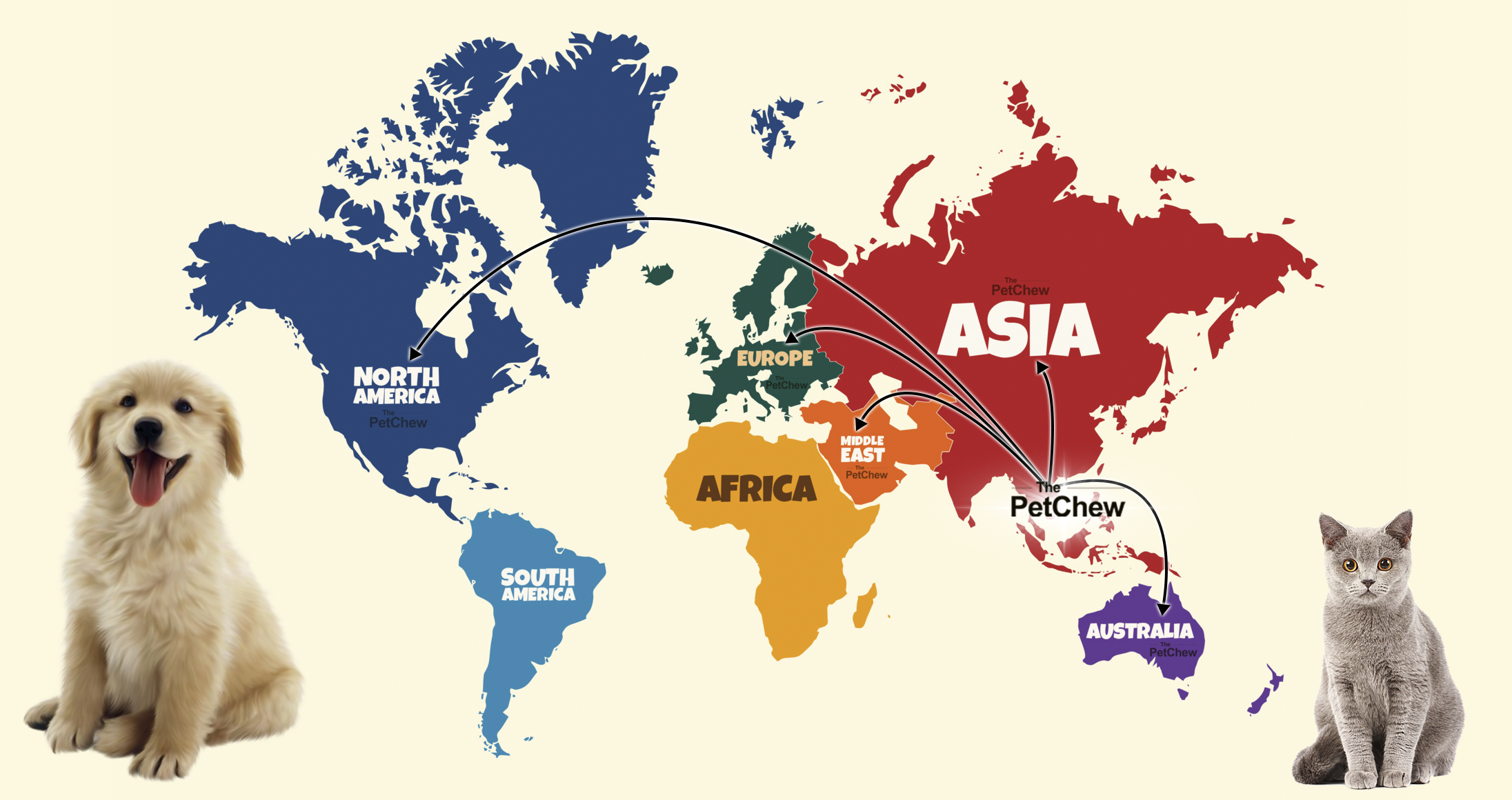 thepetchew world map