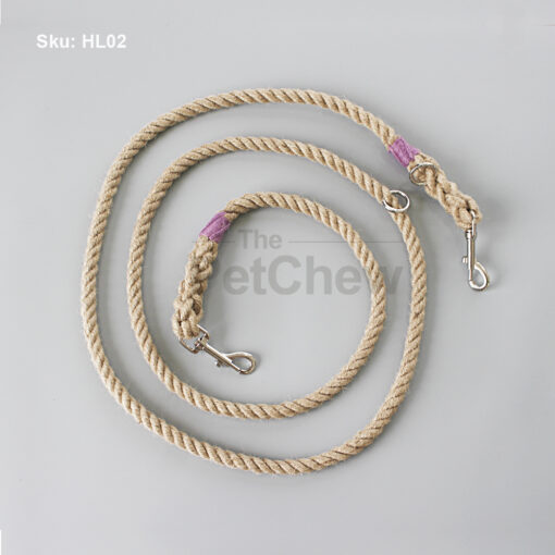 Hands Free Hemp Rope Leash