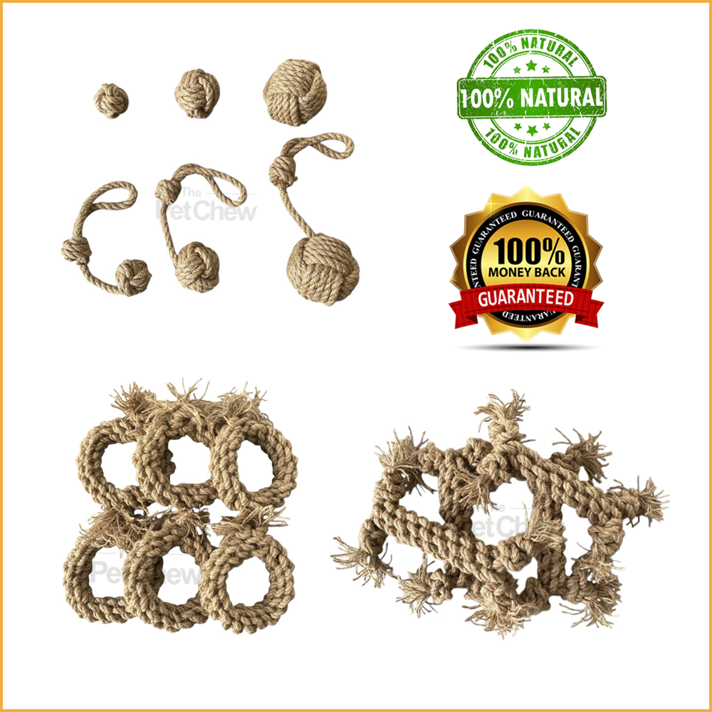 coconut hemp rope toy