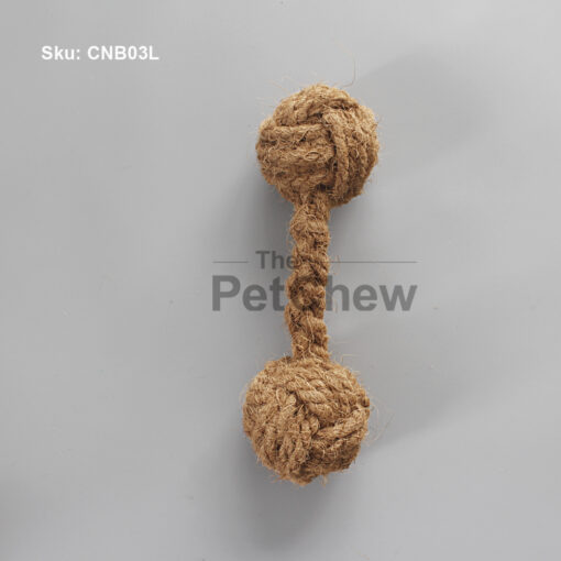 Coconut Dual Ball Pet Toy